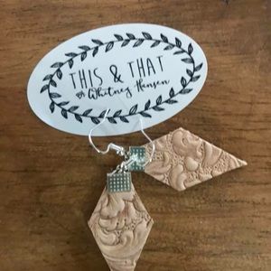 Handmade Leather Earrings